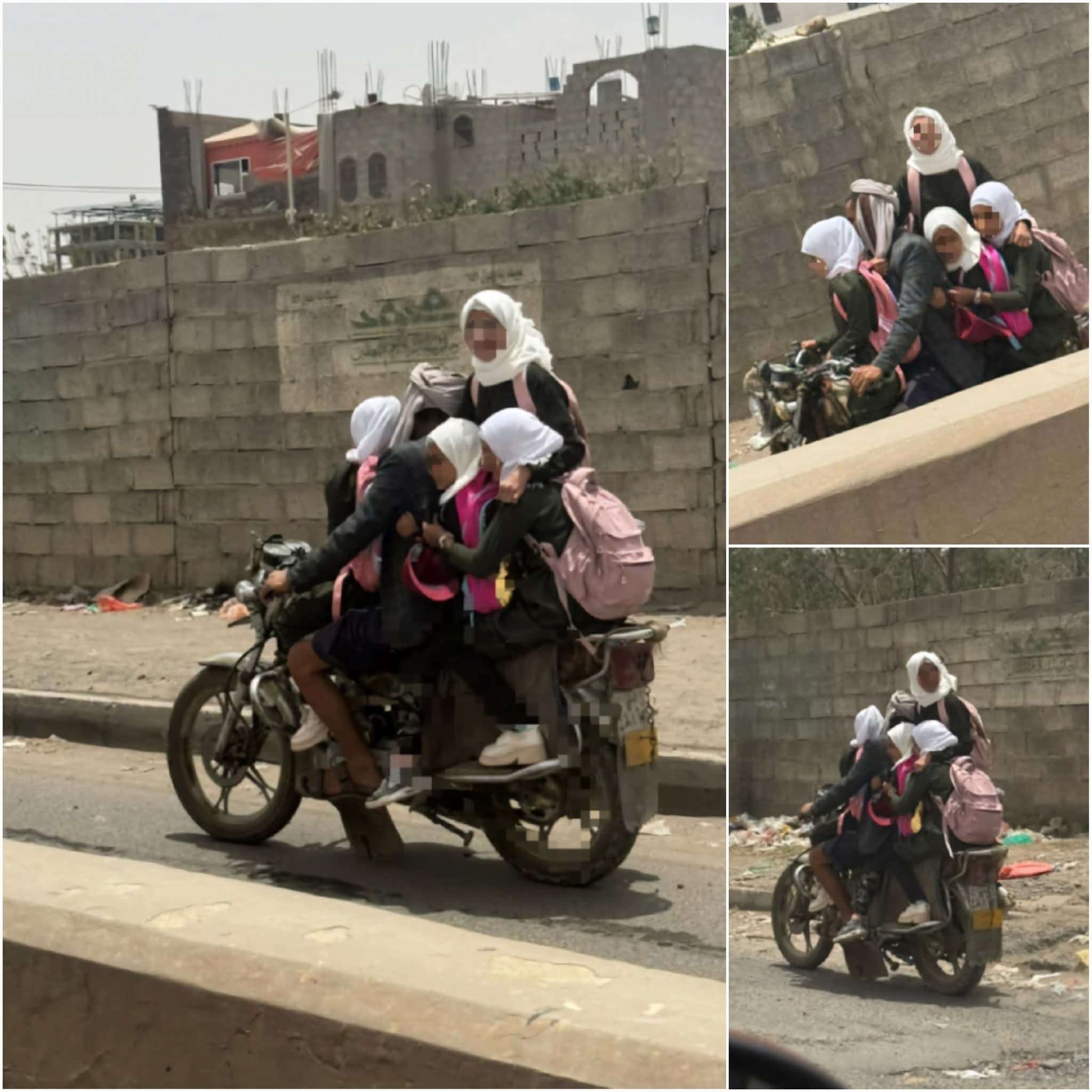 مشهد غير مألوف في شوارع صنعاء: طالبات على دراجة نارية يثيرن جدلاً واسعاً