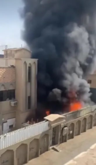 فاجعة في الرياض: وفاة مغترب يمني وأطفاله الأربعة إثر حريق مروع