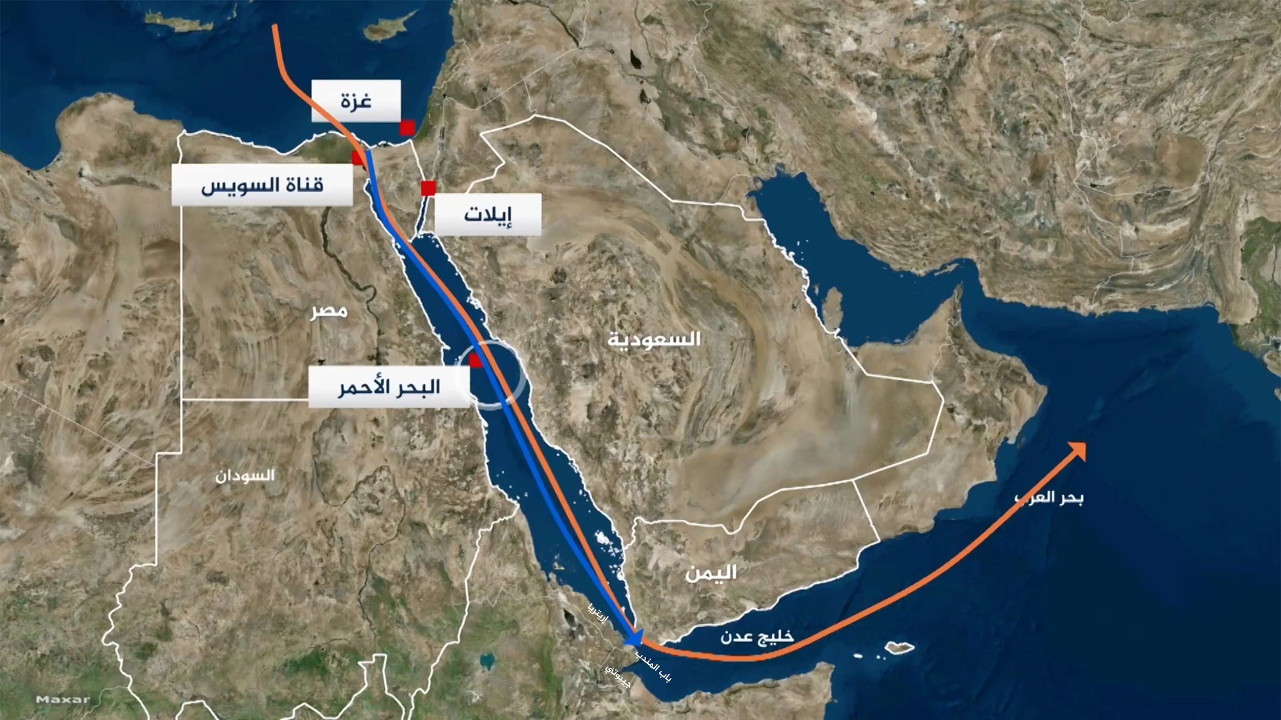 شحنة أسلحة إيرانية في البحر الأحمر: عمليات رصد أمريكية تكشف المستور