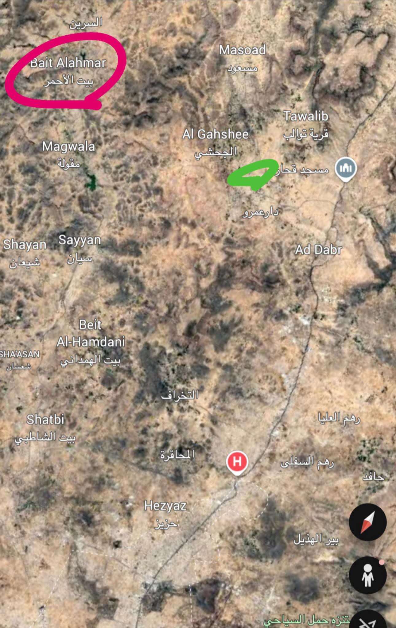 خريطة سرية تكشف تفاصيل مغادرة الرئيس السابق علي عبدالله صالح من منزله